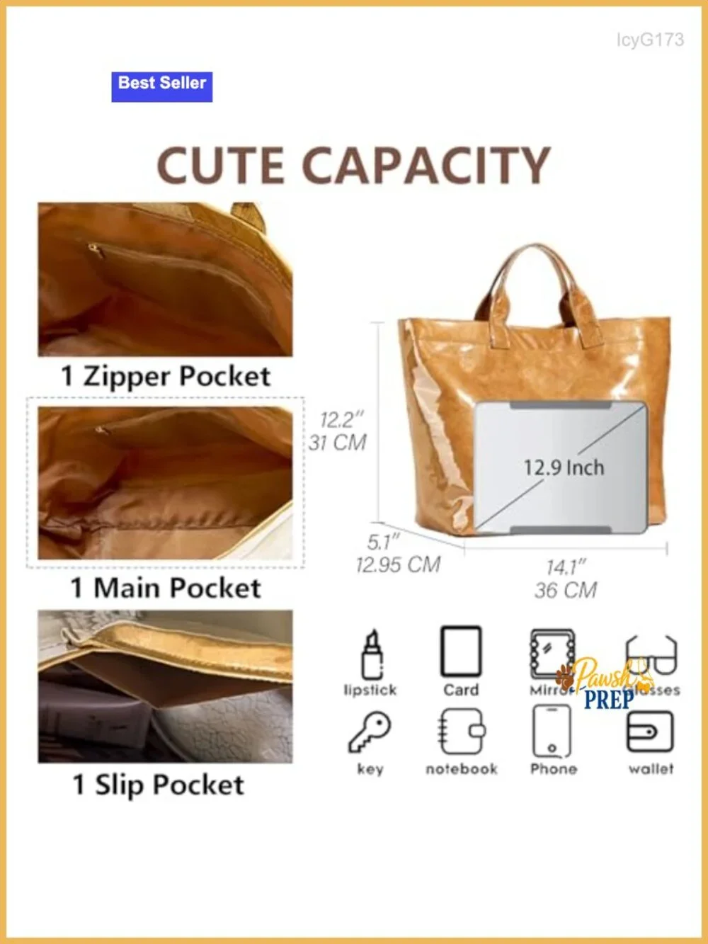 Large PVC Tote Bag with Letter Print, Clear Shopping Hobo Handbag for Travel